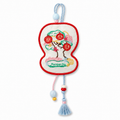 Apple Stitch Car Fragrance Charm — Marzipan Day product image on white background