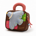 Little Bird Embroidered Toiletry Bag — Marzipan Day product image on white background