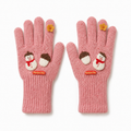 Patchwork Knit Gloves — Marzipan Day product image on white background