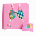 Cheers Gift Tote & Card Set — Marzipan Day product image on white background