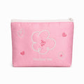 Tiny Blooms Embroidered Cosmetic Pouch — Marzipan Day product image on white background