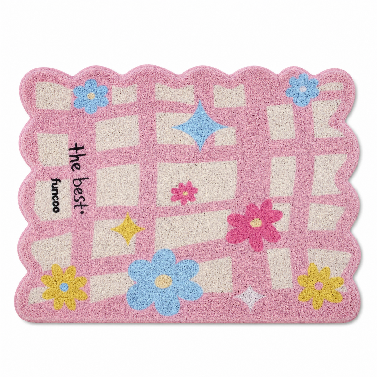 Apple Bloom Entrance Mat on white background