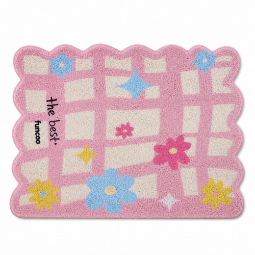 Apple Bloom Entrance Mat on white background