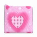 Pink Heart Foldable Picnic Mat on white background