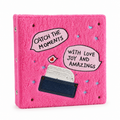 Plush Memory Photo Album on white background